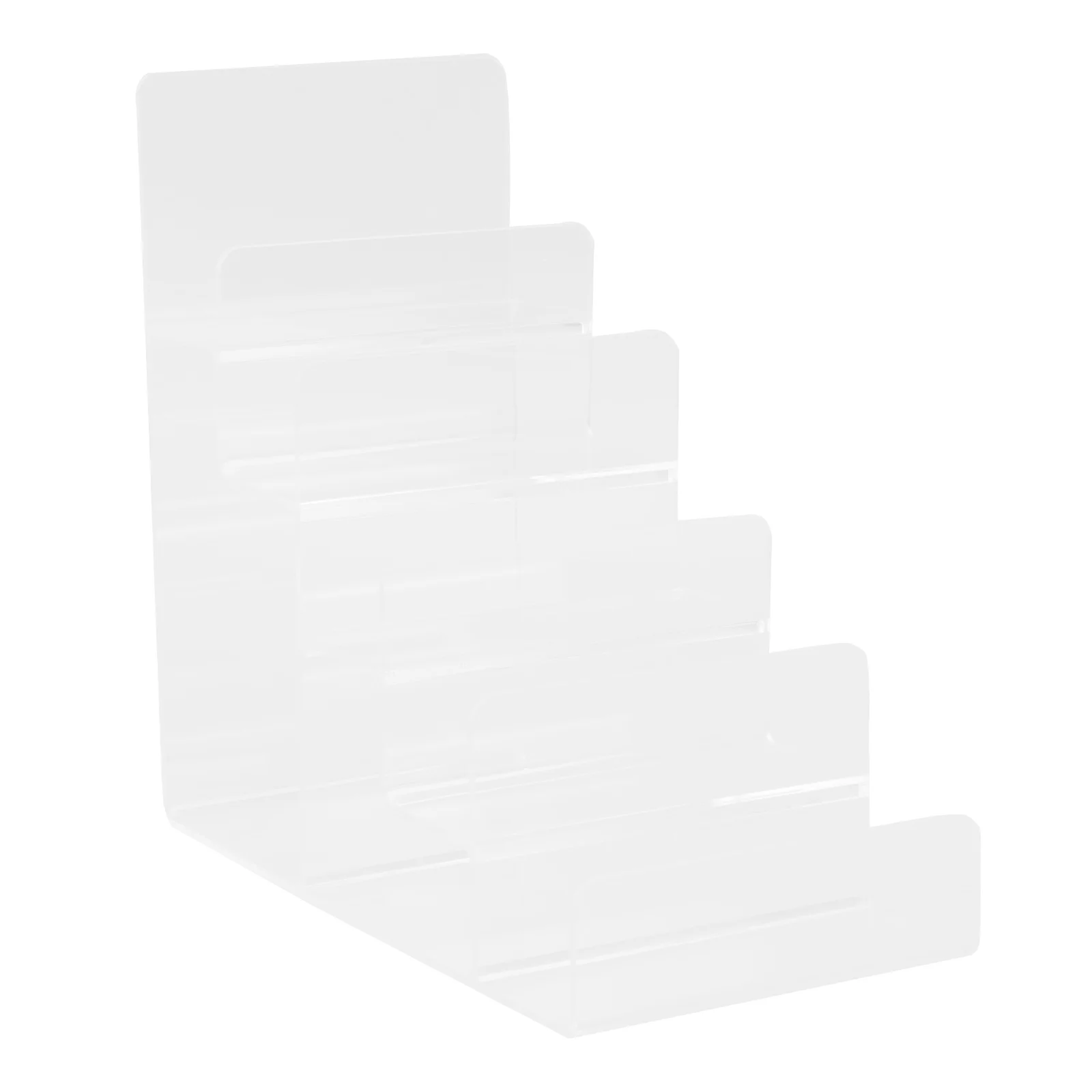 

Trapezoidal Multi Layer Wallet Display Rack Acrylic Handbag Holder Phone Jewelry Storage ganizer Home Shop Decor
