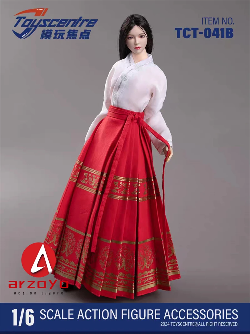 Toyscentre TCT-041 1/6 Scale Female Horse-face Skirt Chinese Style Clothes Model Fit 12'' TBL S16A Soldier Action Figure Body