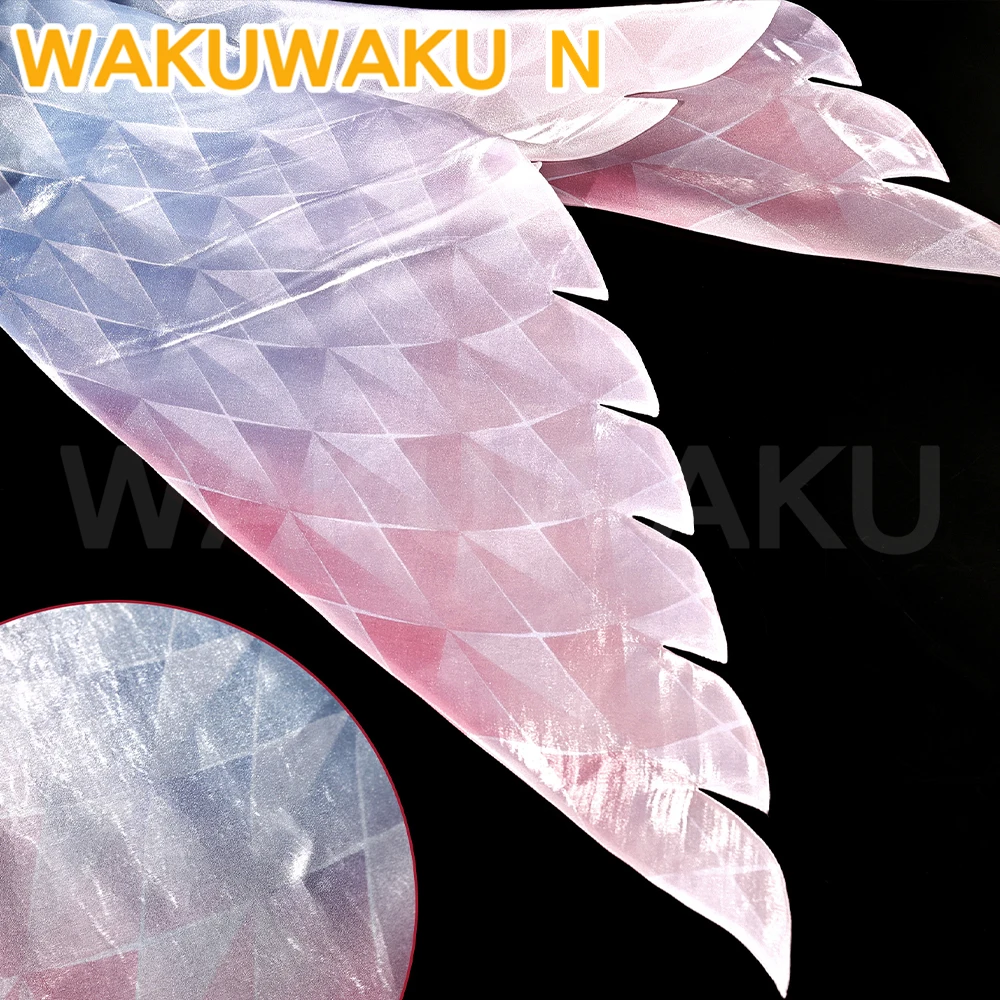 IN STOCK Linnea Cosplay Game Genshin Impact【S-2XL】WakuWaku-N Women Pink Dress Suit Linnea Tattoo Bag Nod-Krai Plus Size view 3
