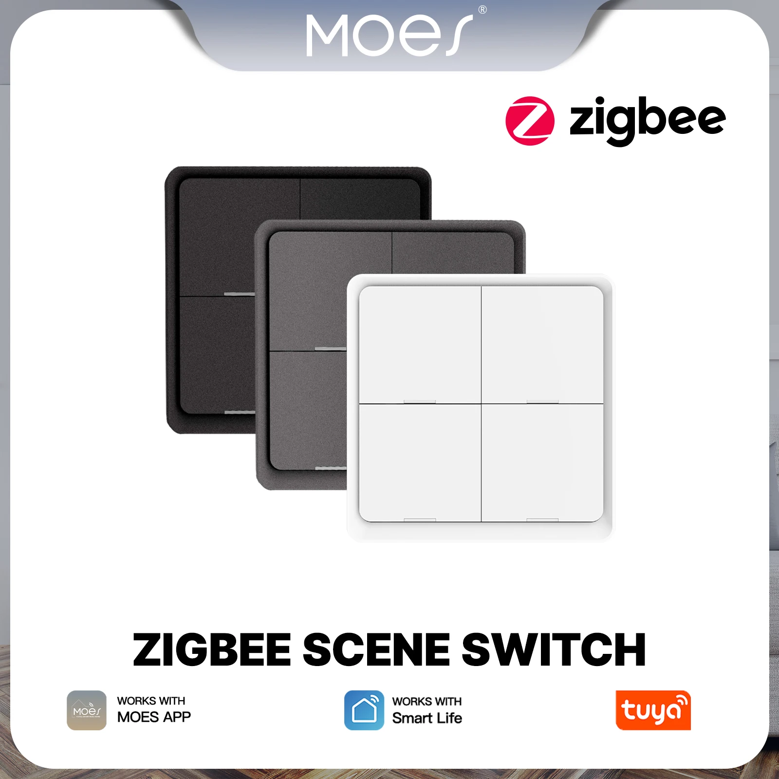 ZigBee Smart Scene Switch Wireless Remote Controller