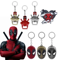 Movie X-Men keychian Deadpool Alloy Pendant Bottle Opener Key Cosplay Props For Men Women Backpack Jewelry Accessories Gift