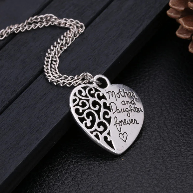 New Hot Sell Mother Daughter Eternal Love Necklace Jewelry Wholesale 1 Pcs Jewelry Festival Gift Wholesale