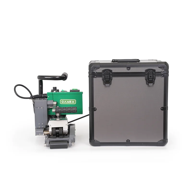 

CX900 Geomembrane Welding Machine 0.8-3mm HDPE LDPE Pond Liner CEE Plug 230V 1800W Hot Wedge Machine Use In Landfill Mining