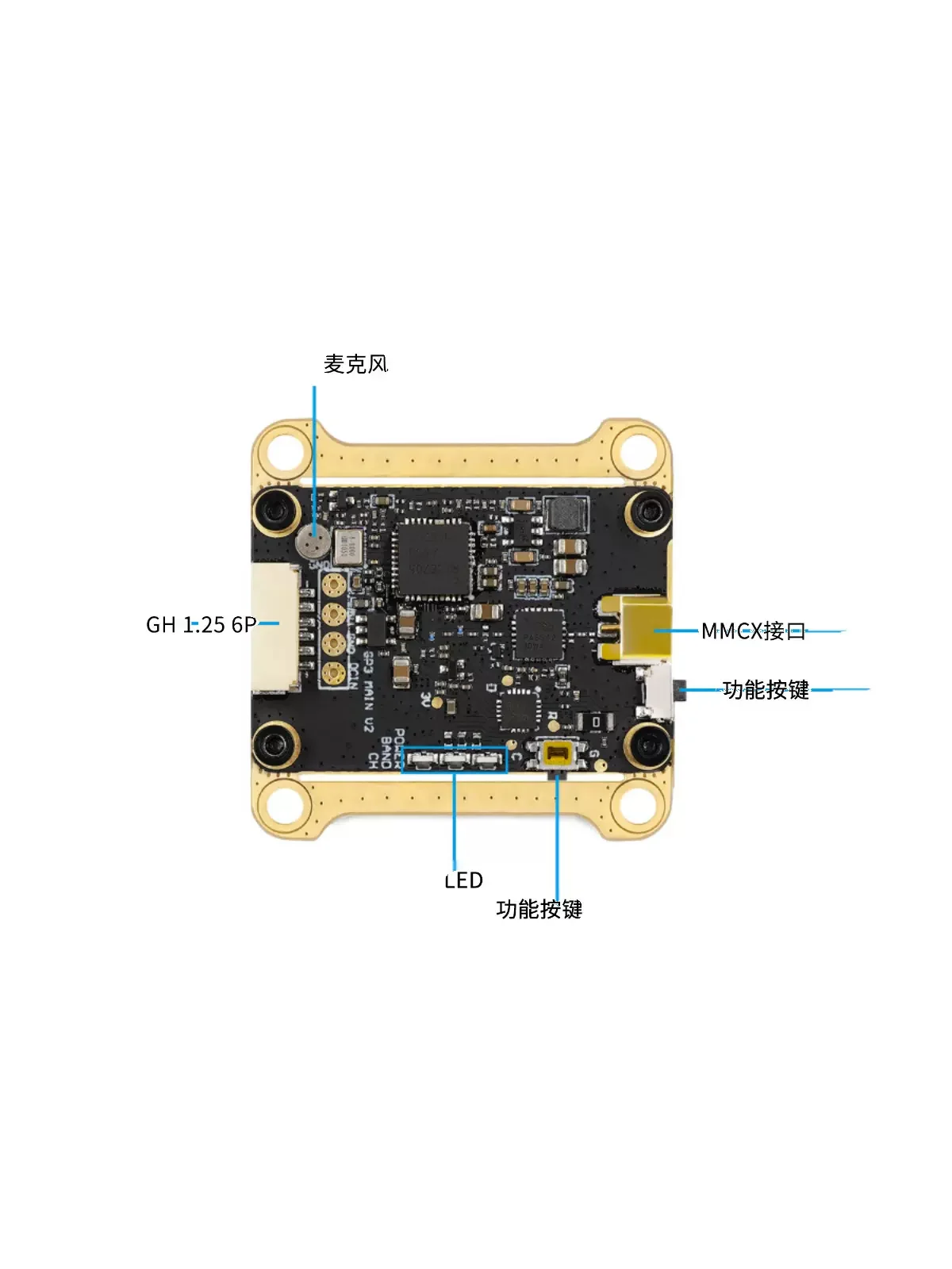 

GEPRC RAD VTX 5.8G 1.6W for RC FPV