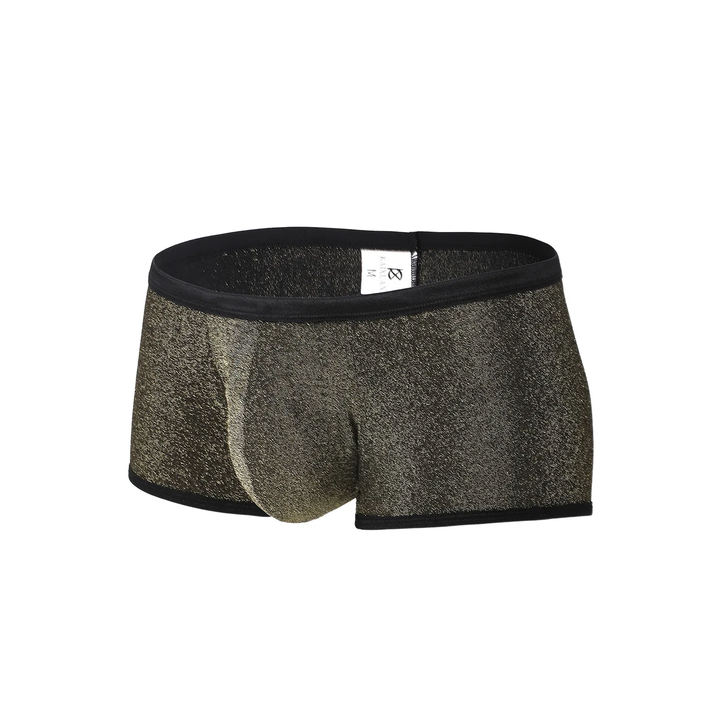 

Mens Ice Silk Boxer Briefs Shiny Breathable Comfortable Antibacterial New