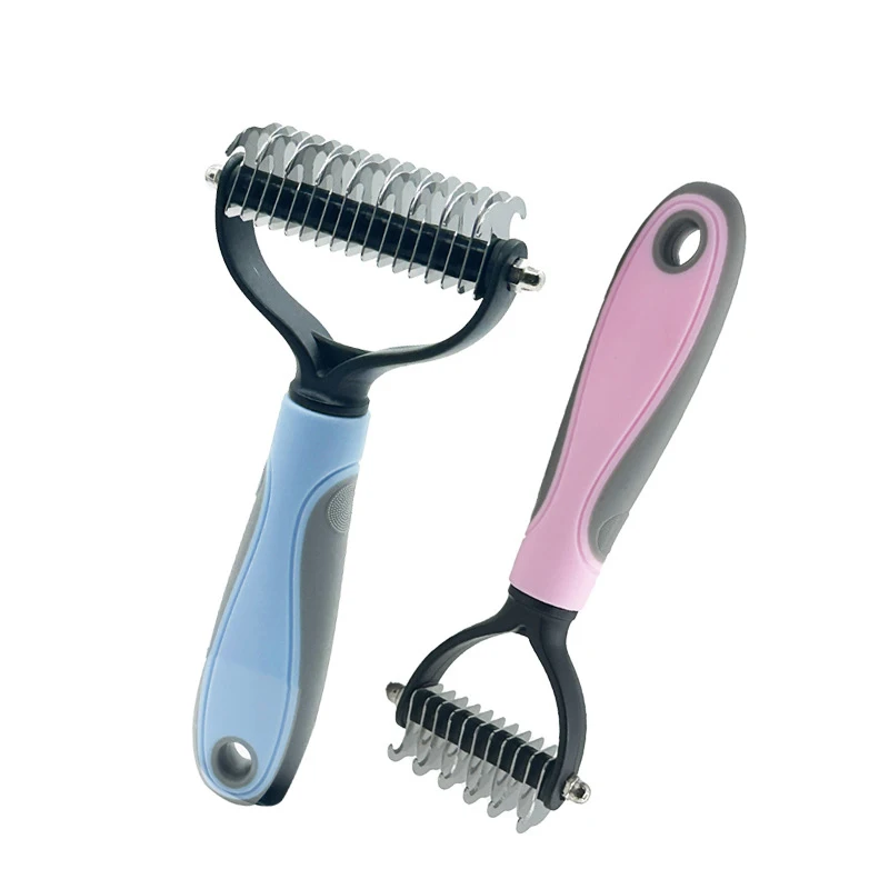 

Pet Cat Hair Removal Comb Brush Dog Grooming Shedding Tools Puppy Hair Shedding Trimmer Pet Fur Trimming Dematting Deshedd Combs