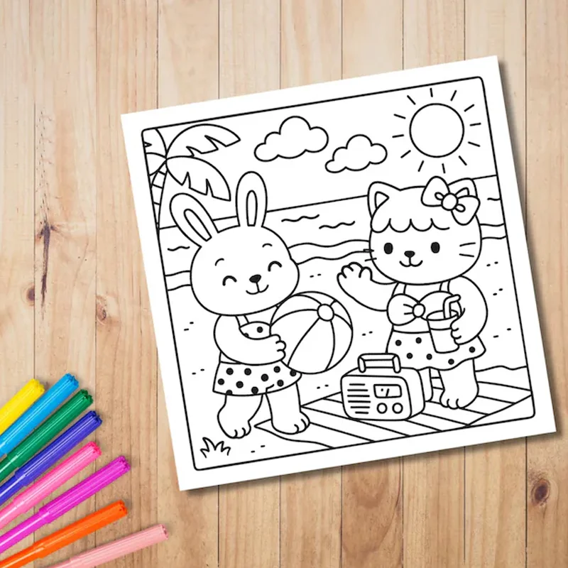 Libro para colorear Cutie de 28 páginas, libro de pintura para regalo del día de San Valentín, regalo de fiesta de cumpleaños, suministros de dibujo, Navidad