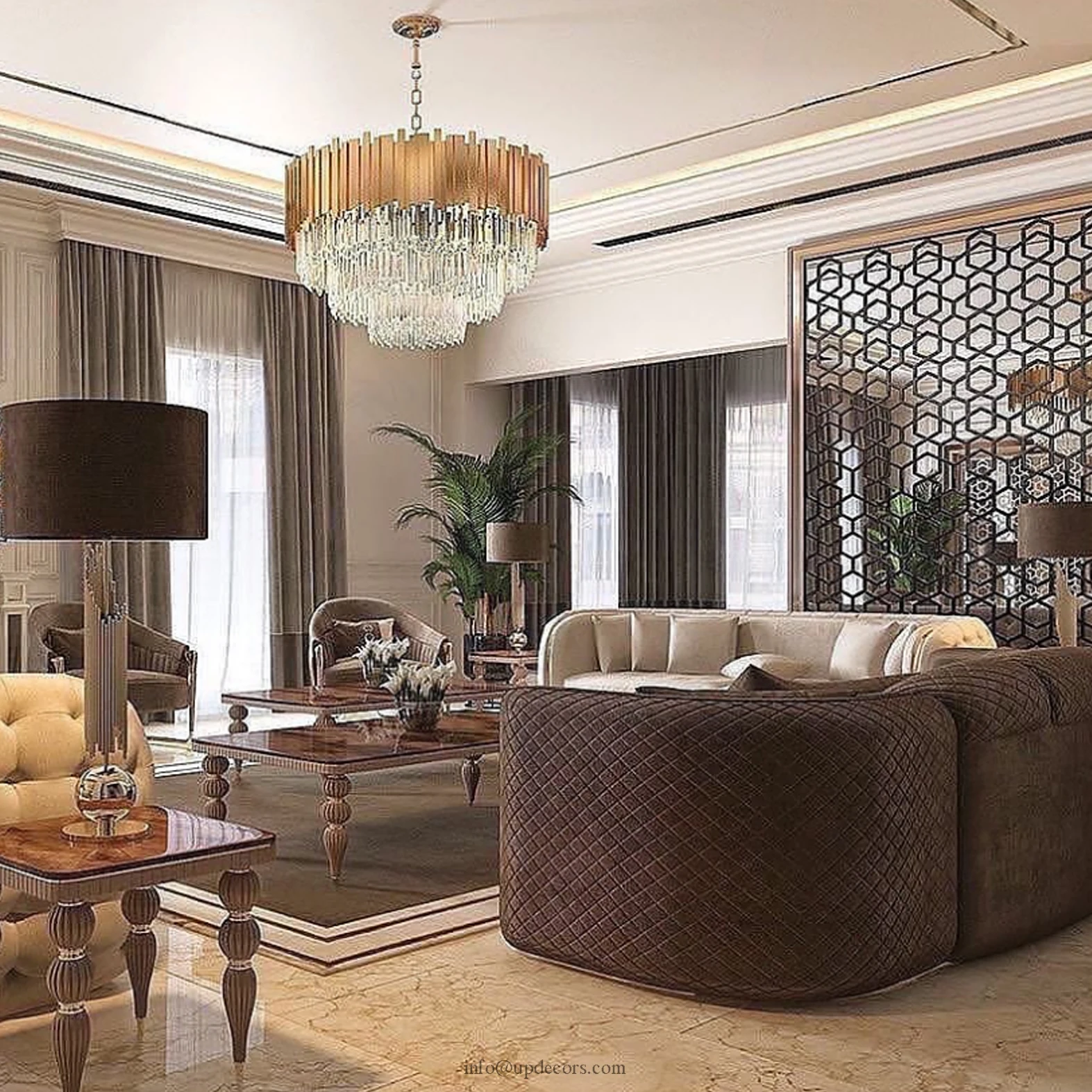 Candelabro de comedor de lujo, moderno, 2020