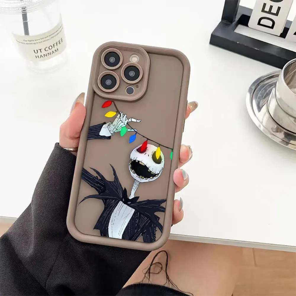 The Nightmare Before Christmas Luxtury Phone Case For OPPO RENO 12 11 10 8 8Z 8T 7 7T 6 6Z 5 4 3 PRO PLUS 4G 5G Case Funda Shell