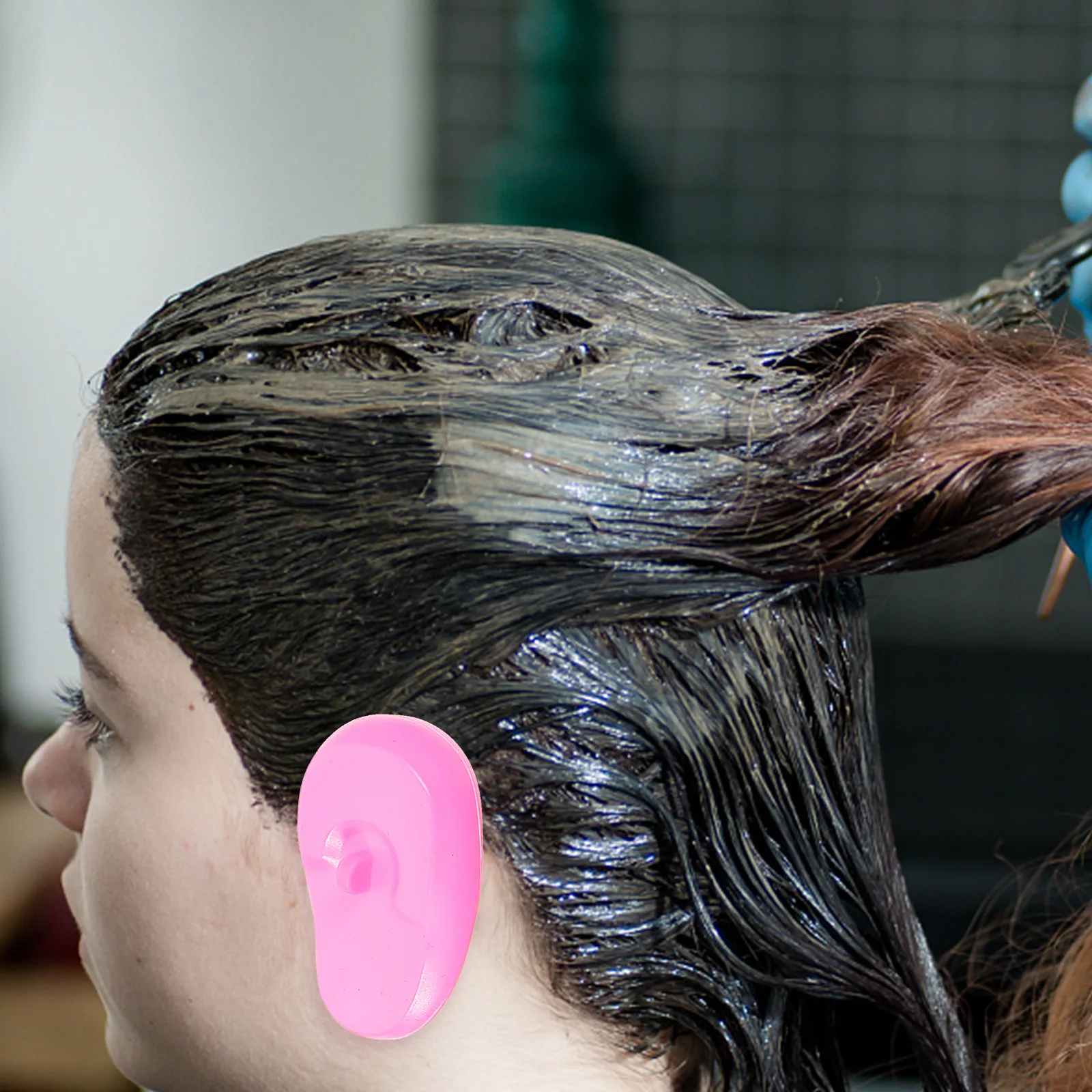 

4Pcs Silicone Ear Covers for Hair Dyeing Ear Protectors for Bathing Hair Coloring Salon Accessories Heat Protection