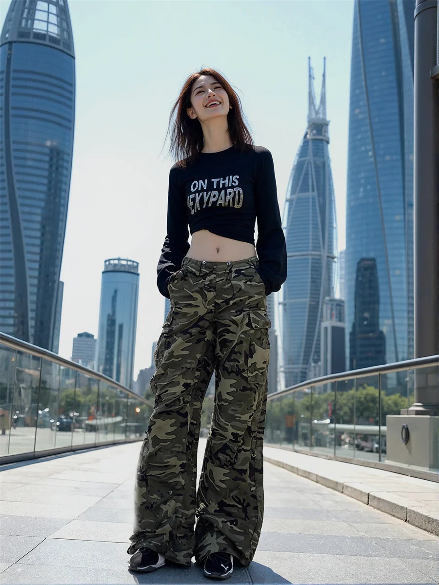 سراويل امرأة مع جيوب مستقيمة الساق قطيفة شيربا مبطنة سيدة الشتاء سميكة جدا دافئ لينة الصوف معزول الطقس البارد عادية