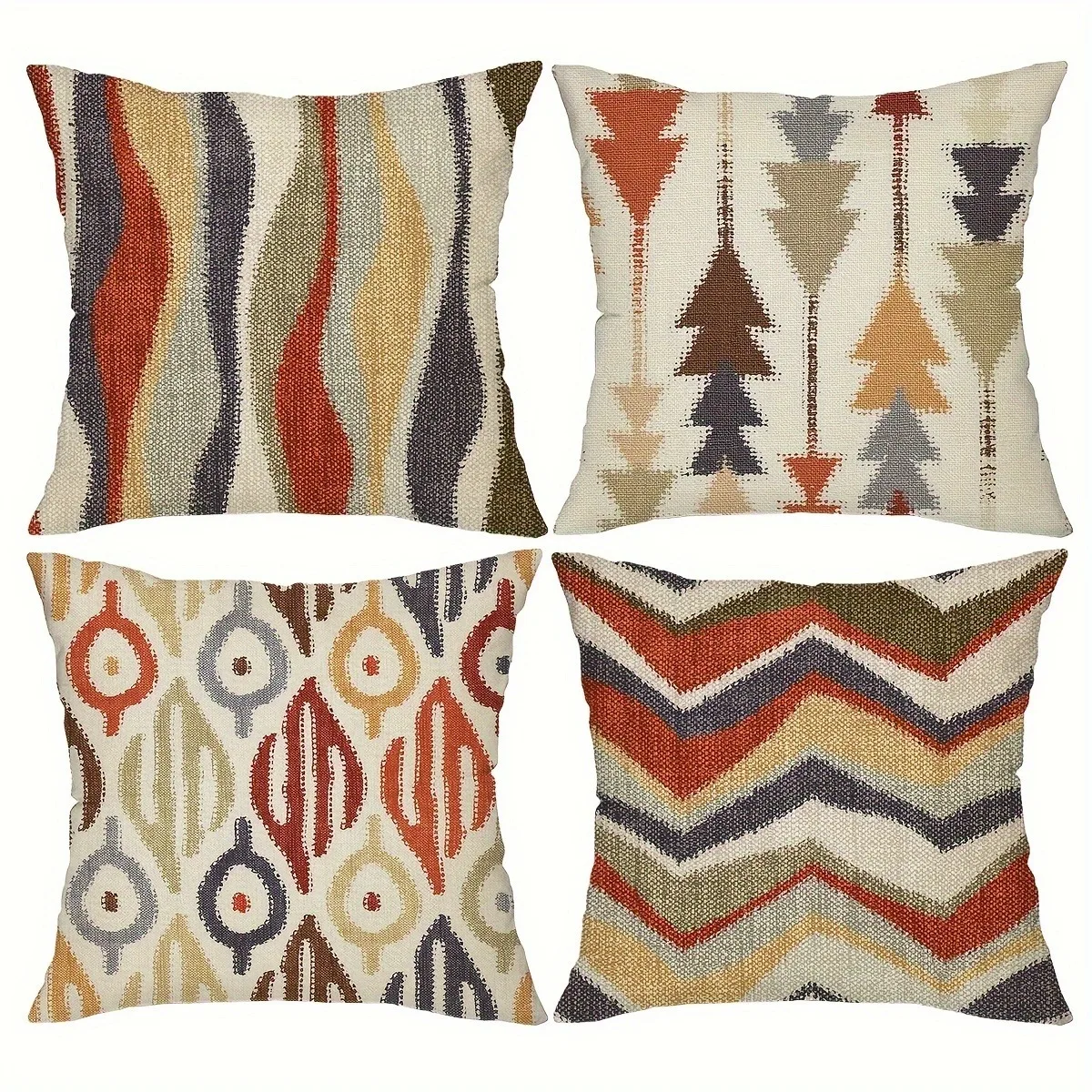 fashion simple geometric pattern Double-sided Printed pillow cover Short plush Suitable living rooms sofas throw cushion cover