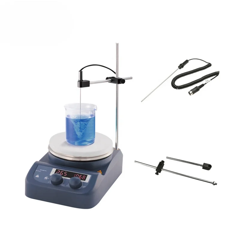 

Heating Magnetic Stirrer Digital Display Thermostat Mixer with Stir Bar Hot Plate Lab Stirrer MS-H280-Pro