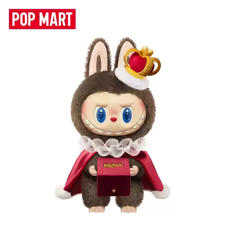 POPMART Labubu The Monsters Let'S Checkmate سلسلة الملكة المفاتيح حقيقية الفينيل الوجه دمية قلادة لعبة صندوق أعمى صندوق غامض هدية