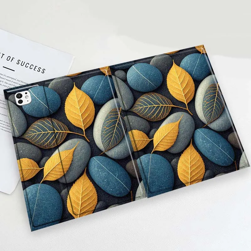 

Pebbles Background Cover For iPad Pro Mini Air 1 2 3 4 5 6 7 10 11 th 8 9 gen 11 M4 M5 Foldable Tablet Case