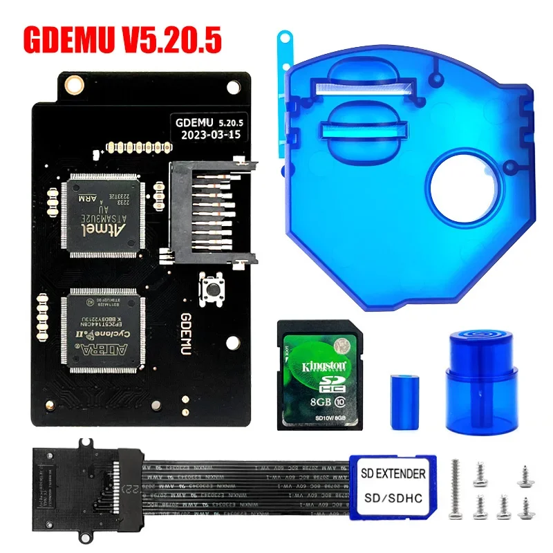 

GDEMU V5.20 Newest Version Optical Drive Simulation Board SEGA for Dreamcast GDU DC VA1 Console SD Extension V5.20.5 Everdrive