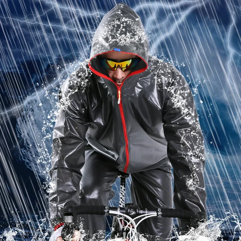 Waterproof Rain Coat Motorcycle Outdoor Sports Riding Raincoat Set  Work Unisex Vehicle-specific Raincoat Fishing Raincoat