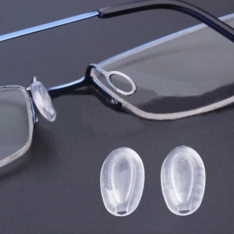 Soft Silicone Nose Pads For Glasses With Screwdriver-Non-Slip Nose Pad Replacement,Eyeglass Repair Tool For Loose Frames