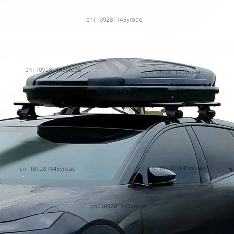 Universal Aluminum Alloy Roof Crossbar Luggage Rack, Non‑Destructive Mounting Load‑Bearing Frame Accessory