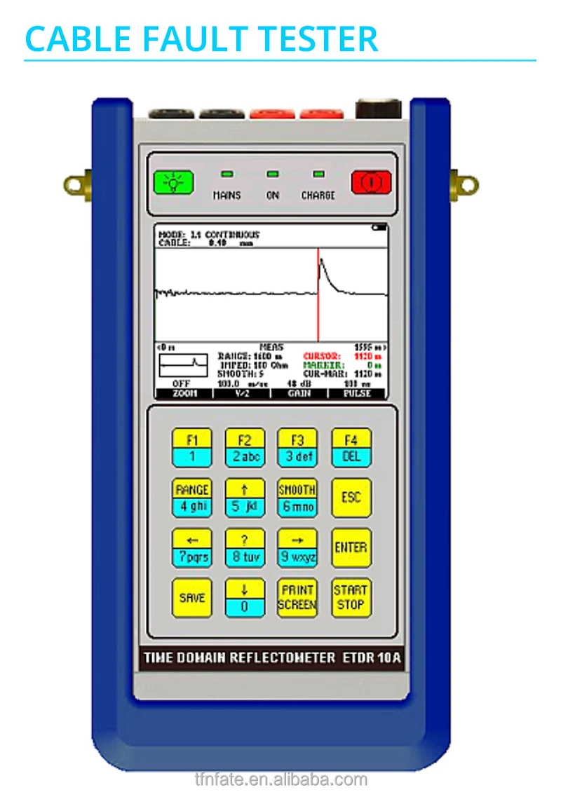 TFN ETDR-10A ODM Cable Fault Locator Detector TDR Cable Fault Tester