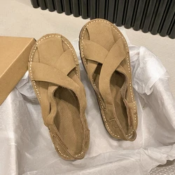 New Women Sandals Summer Open Toe Women's Shoes Flat Sandals for Women Non-Slip Comfortable Lightweight Walking Sandals