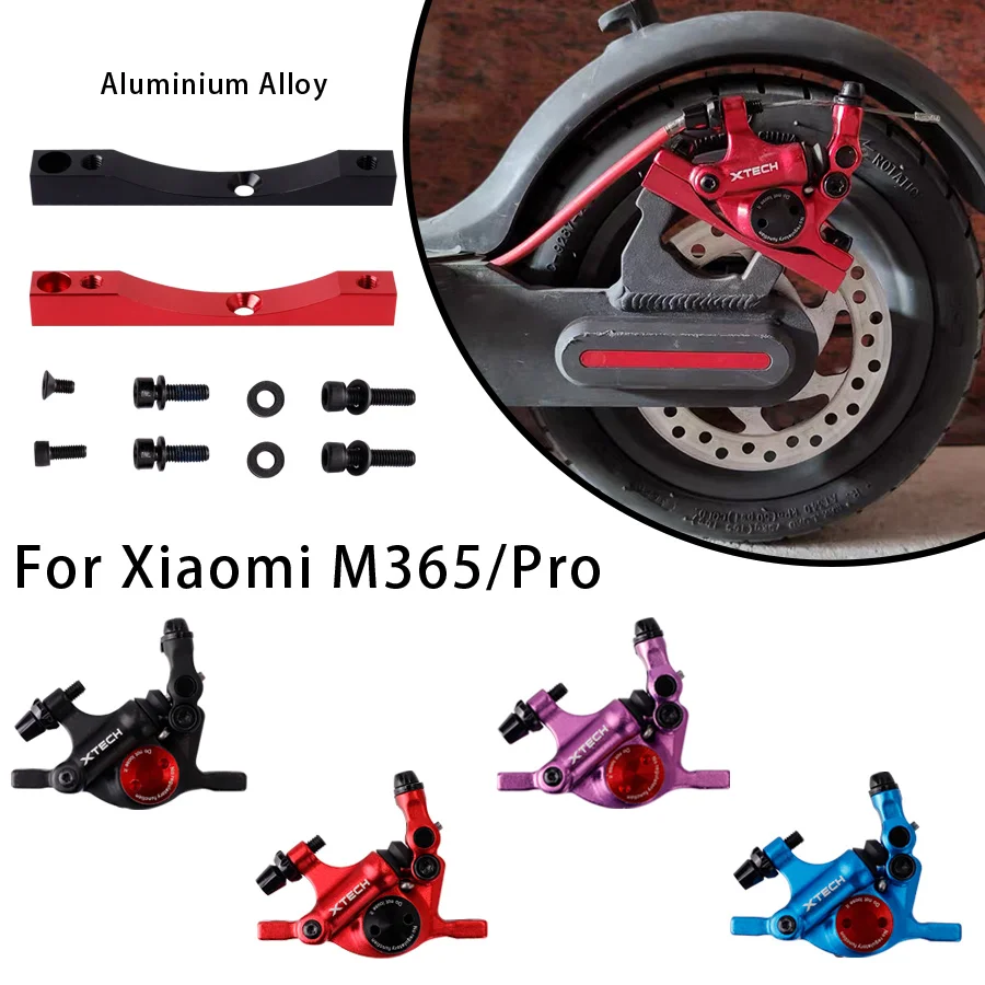 Electric Scooter Xtech Hydraulic Brake for Xiaomi M365/Pro/Pro 2/1S  Aluminium Alloy Hydraulic Brakes Disc Piston Accessories