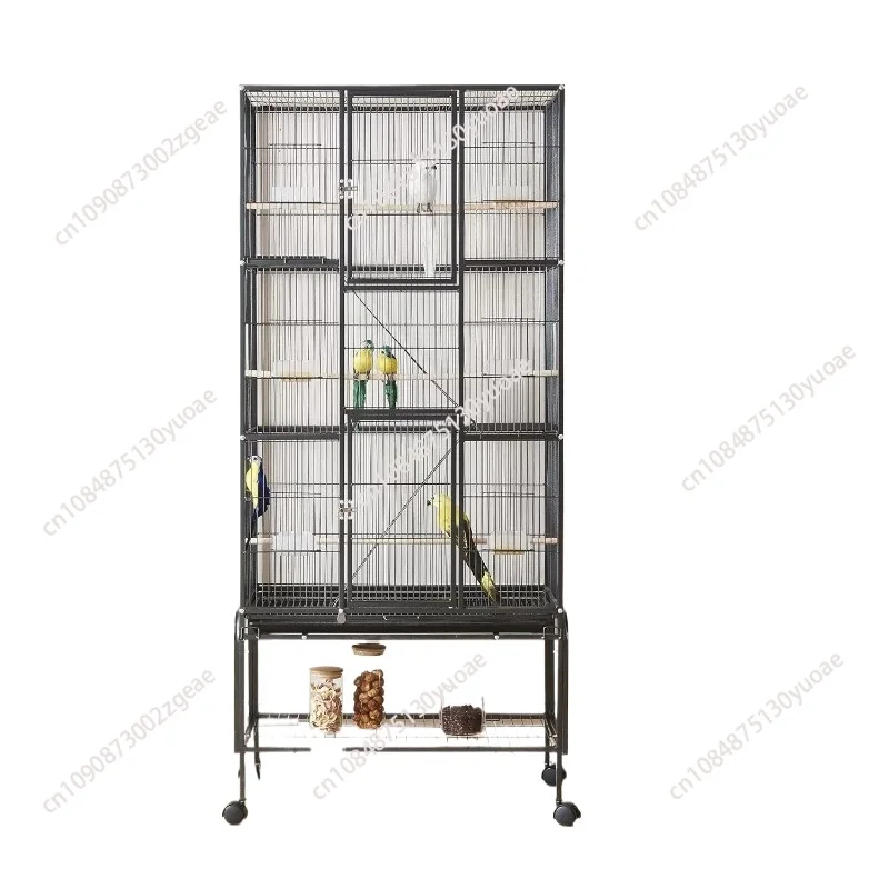 Comfortable Large Aviaries Outdoor Bird Cages Metal Wire Cages Extra Large Parrot Bird Cages