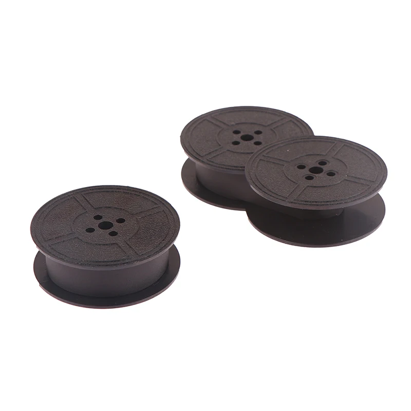 New 1Pc Typewriter Ribbon Twin Spool Typewriter Ribbon Black Twin Spool Replacement Pack for  Typewriter..