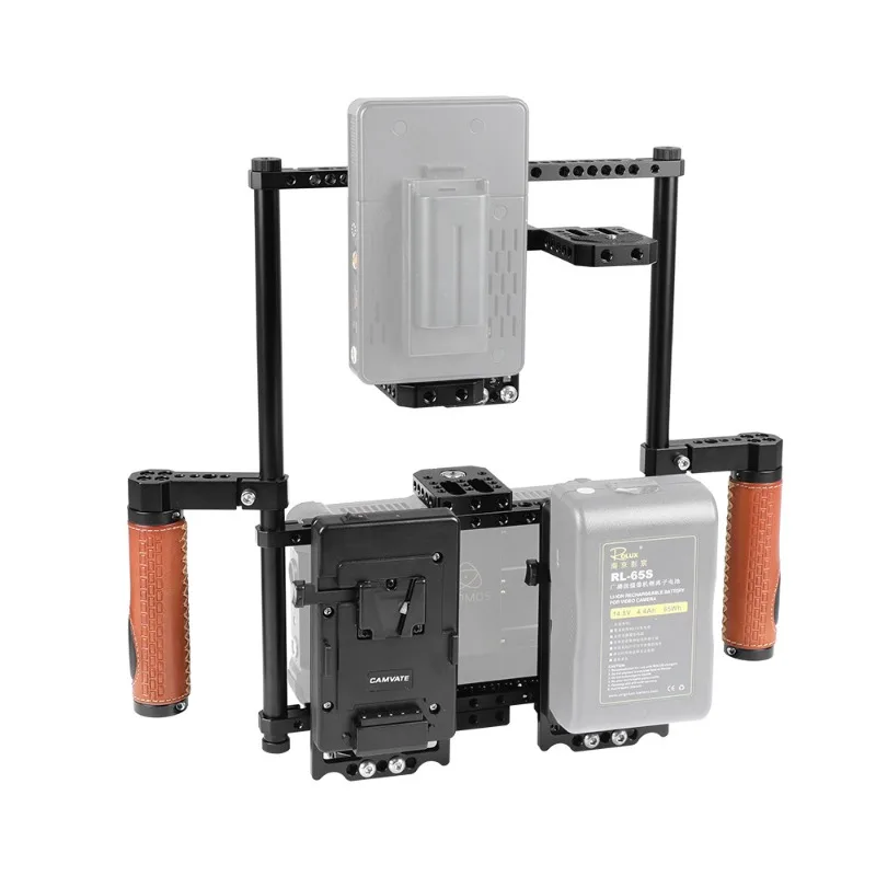2-in-1 regisseurmonitor konijnenkooi met dubbele stroomverdeler geschikt voor 5 inch 7 inch monitor 2428