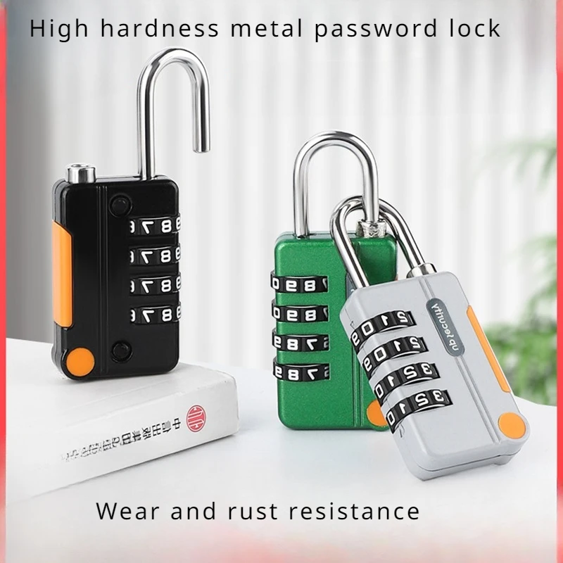 Household Storage Cabinet Password Padlock Changing Room Password Lock Car Basket Helmet Anti-theft Password Lock Head