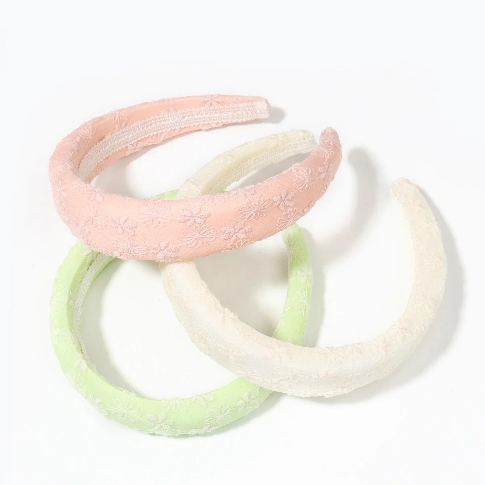 Korean Candy Colored Pleated Hair Bands with Versatile Wide Brims Temperament Headband Hair Accessories Accessories