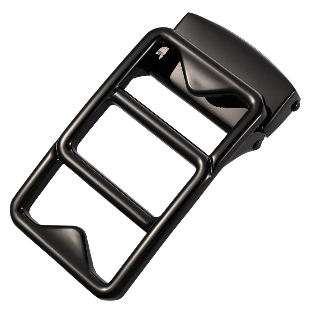 Hebilla de aleación clásica hueca para hombre, accesorios informales para cinturón de negocios, hebilla de moda ovalada de 3,5 cm