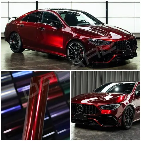 คุณภาพสูงสัตว์เลี้ยง Liquid มังกรสีแดงไวนิลห่อสัตว์เลี้ยงไวนิลห่อ Gloss ไวนิล (สัตว์เลี้ยง Liner) สำหรับรถห่อรับประกันคุณภาพ