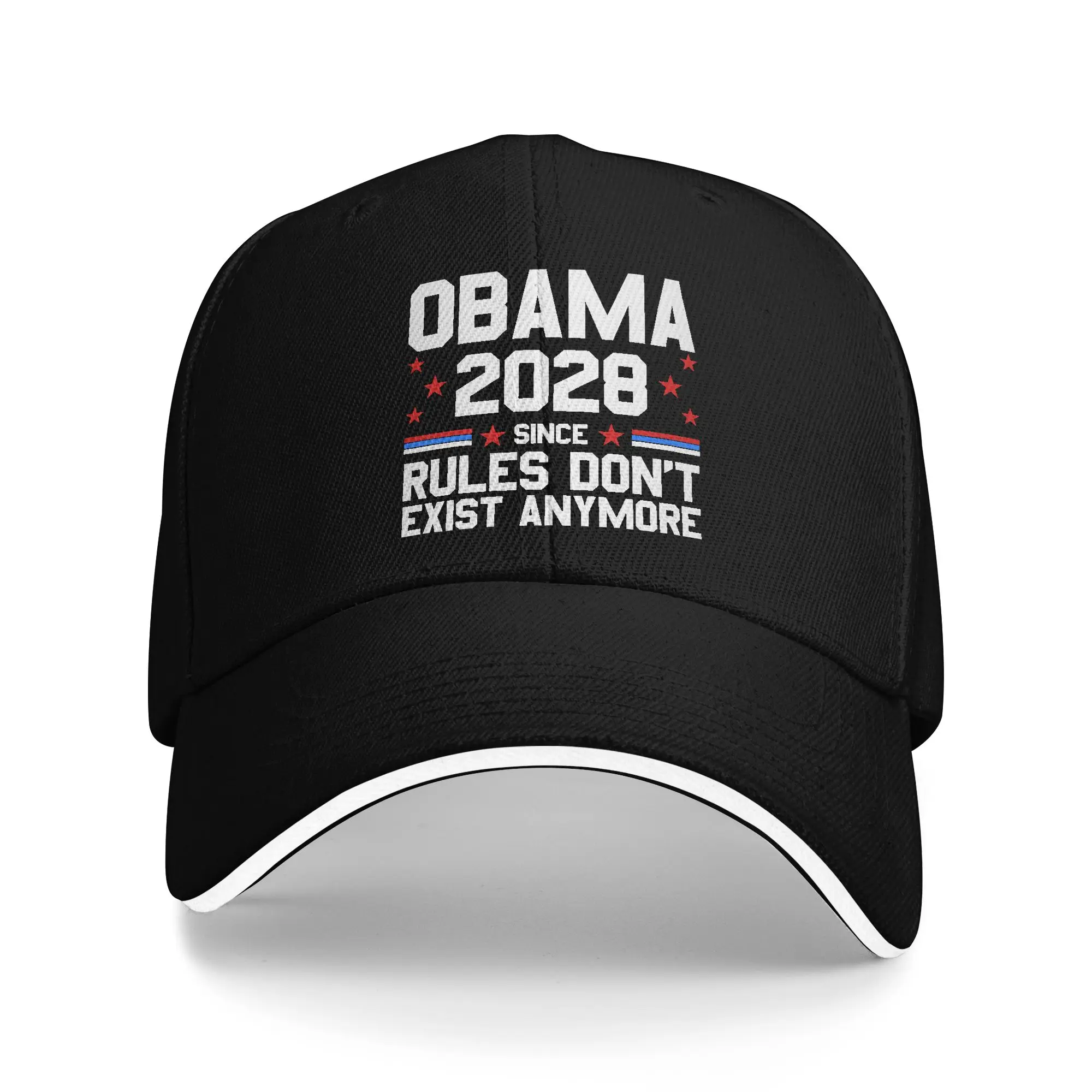 Obama 2028 Since Rules Don't Exist Anymore Baseball Cap Hiking Fishing Wholesale Trucker Hat Couple Women Vintage Baseball Caps