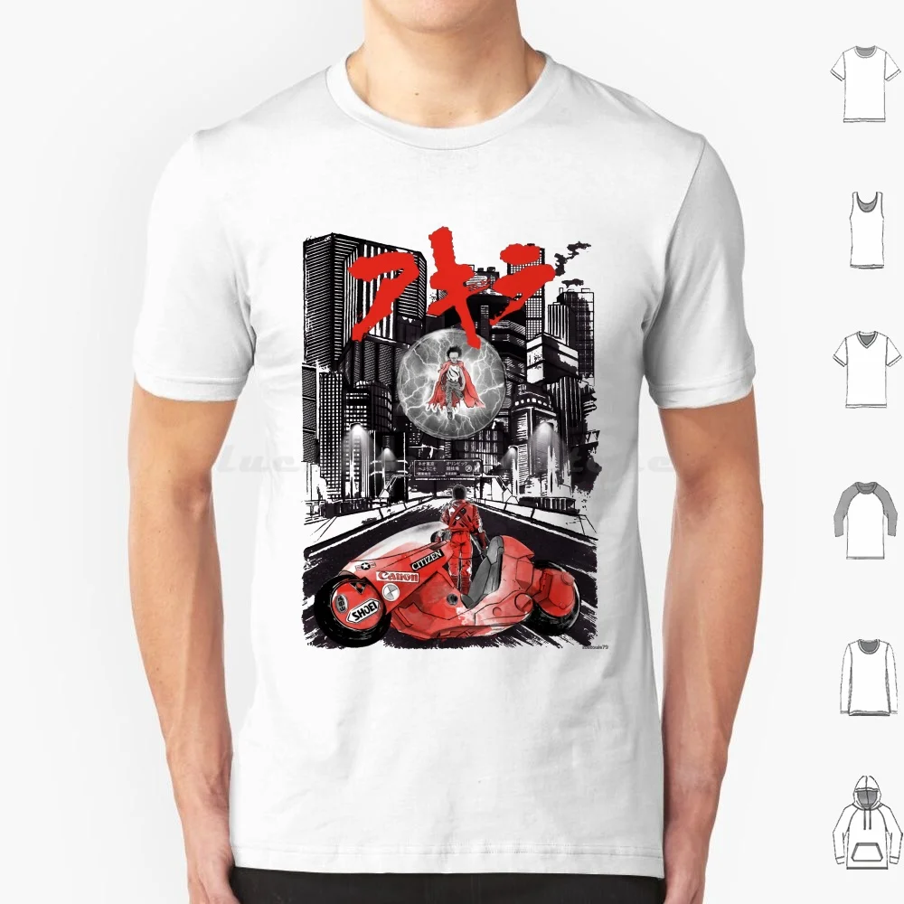 Welcome To Neo Tokyo T Shirt Big Size 100% Cotton Japon Tokyo 80s Anime Manga Kaneda Tetsuo Neo Tokyo Ciber Punk
