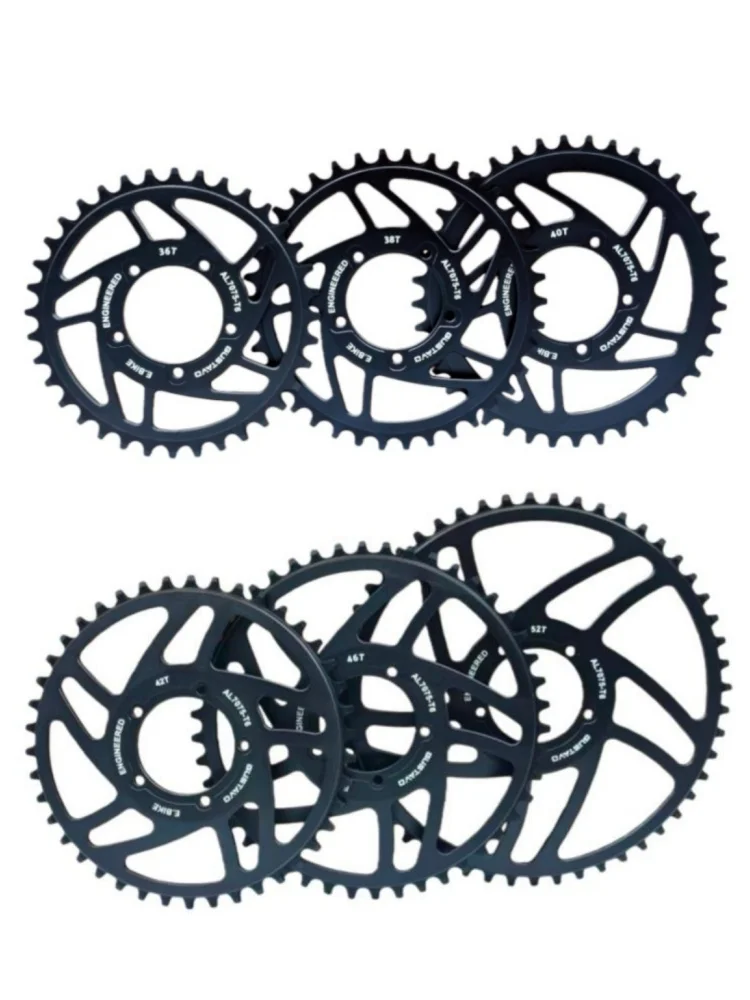 AliExpress GUSTAVO Electric Bike Chain Wheel Chainring Blade for BAFANG BBS01 BBS02 Mid Drive Motor Sprocket 36/38/40/42/44/46/48/52T