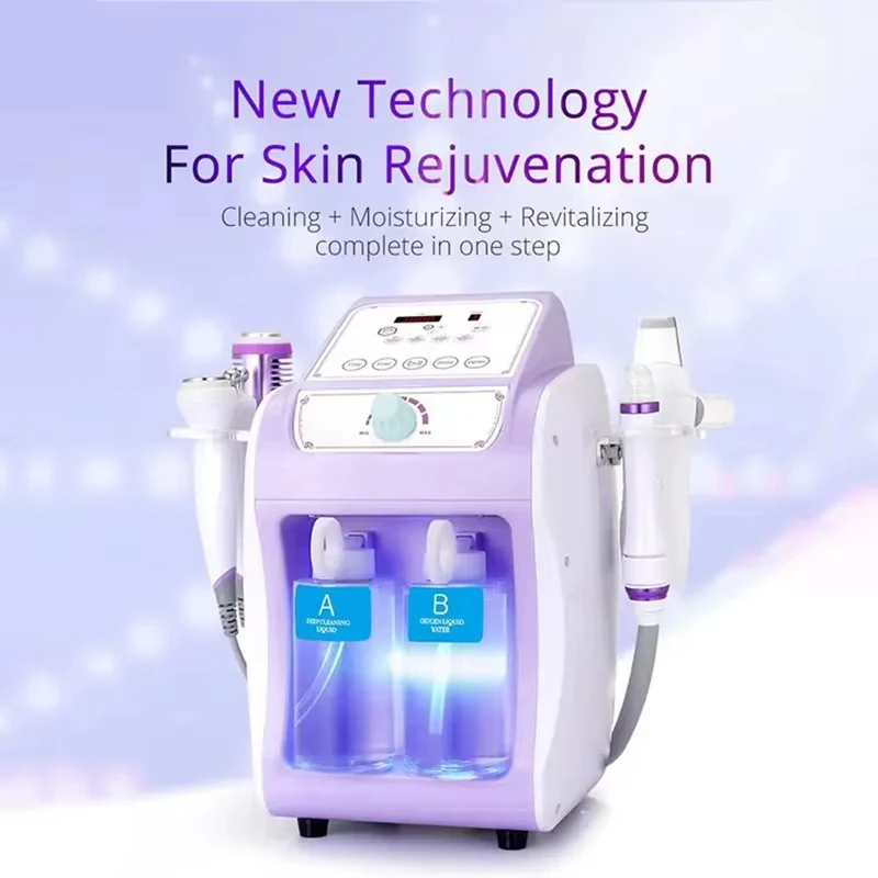 

Portable 6 in 1 Hydrogen Oxygen Facial Machine Microdermabrasion Bio-lifting Bubble Skincare Device for Salon Spa 2024