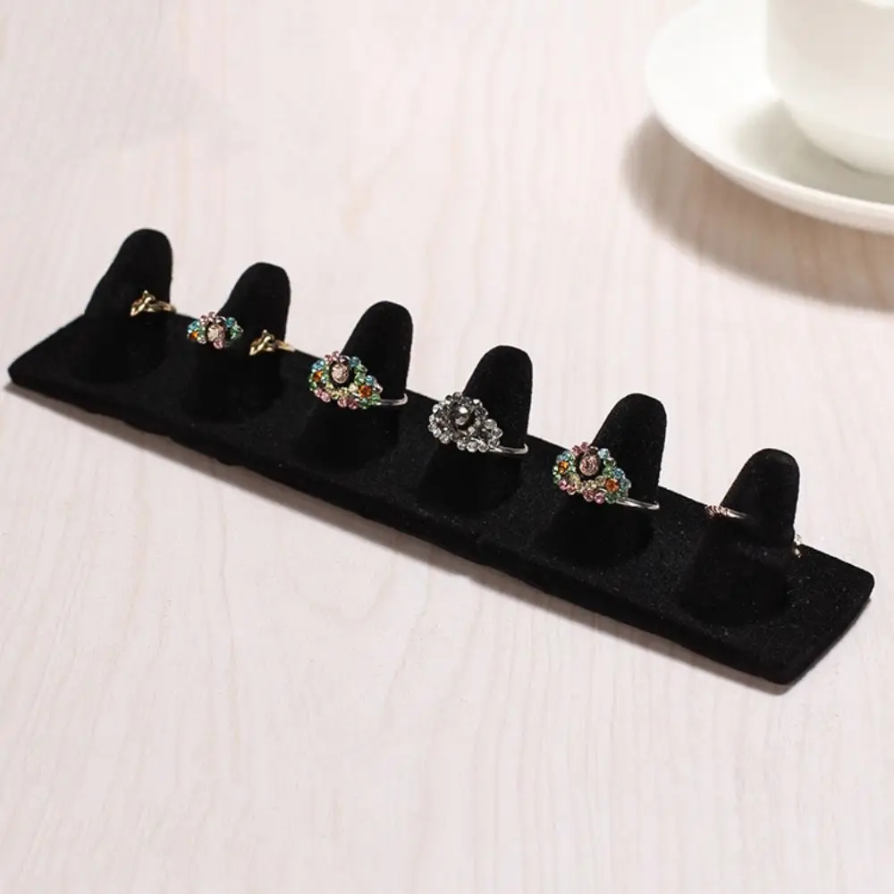 

Простой органайзер для колец, держатель для дисплея, бархатный браслет, стеллаж для выставки товаров ювелирных изделий, украшения для хранения колец, подставка для женщин