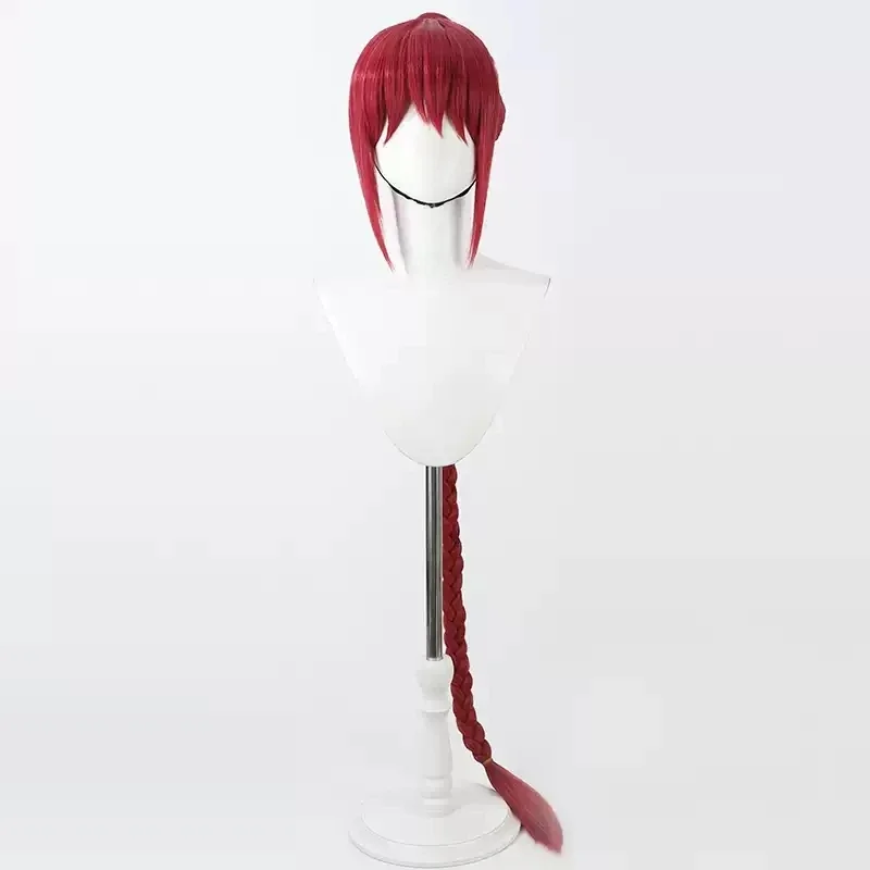 Anime Sakamoto Days Lu Shaotang Cosplay Wig 1.4M Long Red Braided Ponytail Heat Resistant Synthetic Hair Halloween Party Role Pl