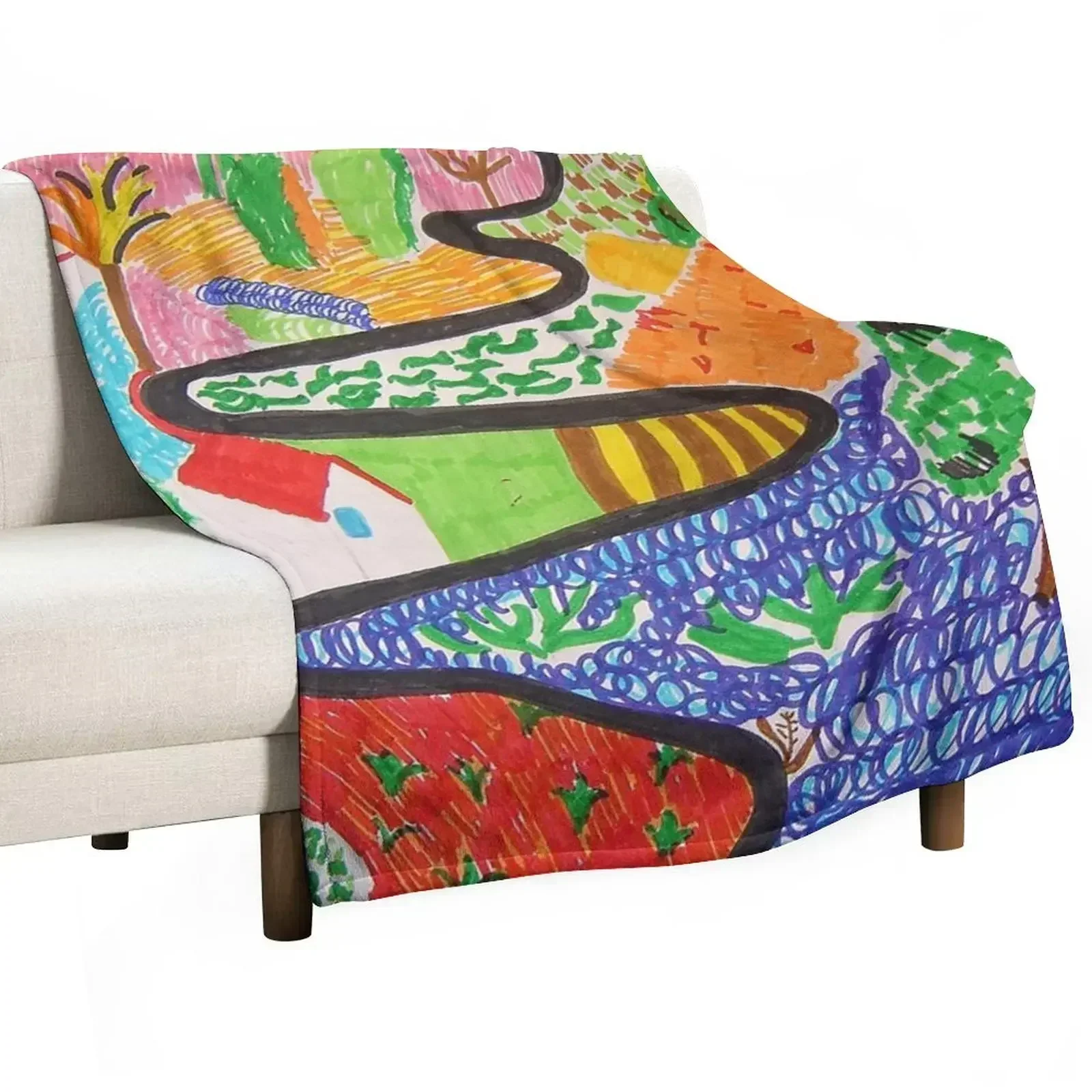 David Hockney Throw Blanket warm for winter Summer Beddings Blankets