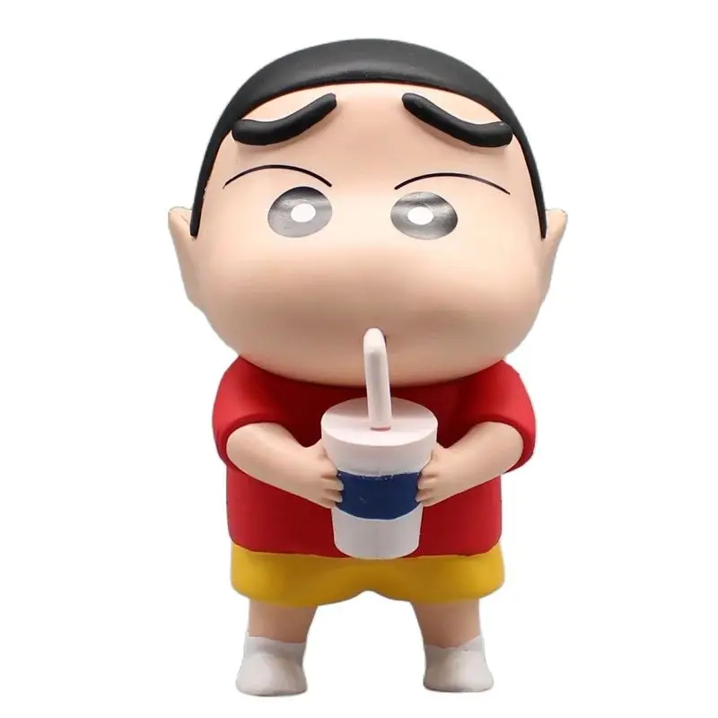 Kredka Shin Chan Nohara Shiro pies COS świnia 5.7 "figurka, gra animowana Shinnosuke figurka Anime Model ozdoba lalka