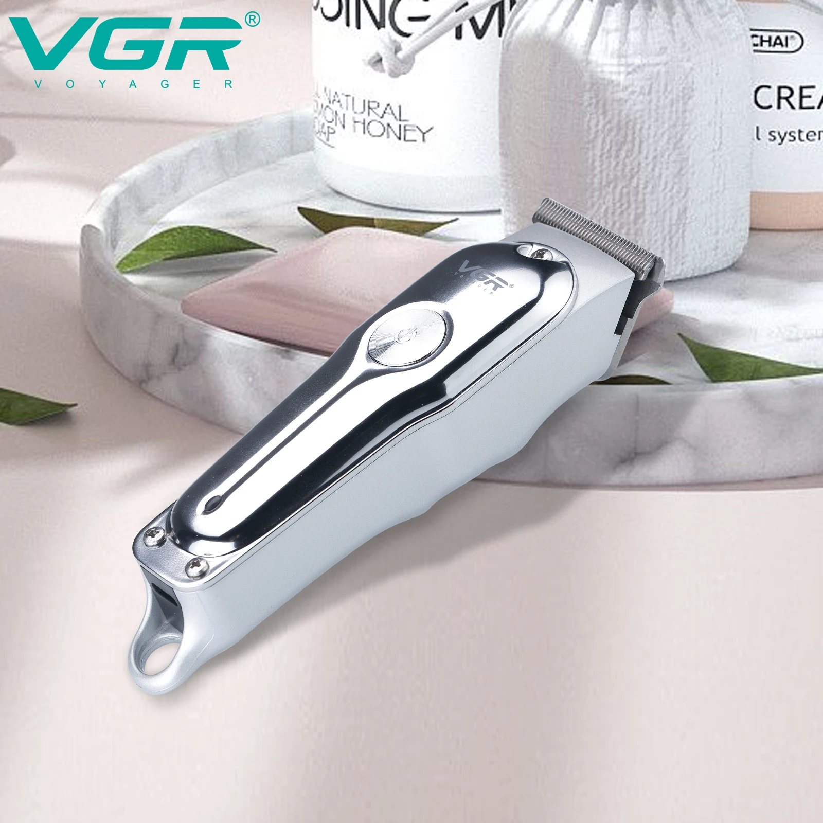 VGR tondeuse homme professionnelle tondeuse cheveux homme Tondeuse à cheveux Lame en T Tondeuse à cheveux Professionnelle Machine de coupe de cheveux Rechargeable Sans fil Machine de coupe de cheveux Trimmer