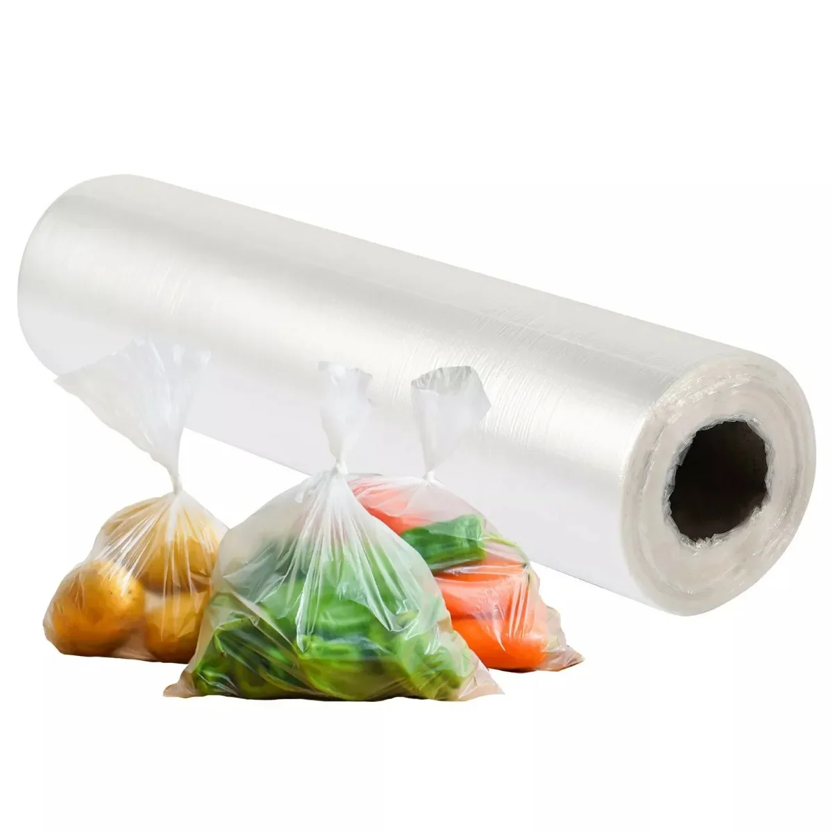 Plastic clear bag Roll Storage bag Food Vegetable storage 400 bags/roll 16 