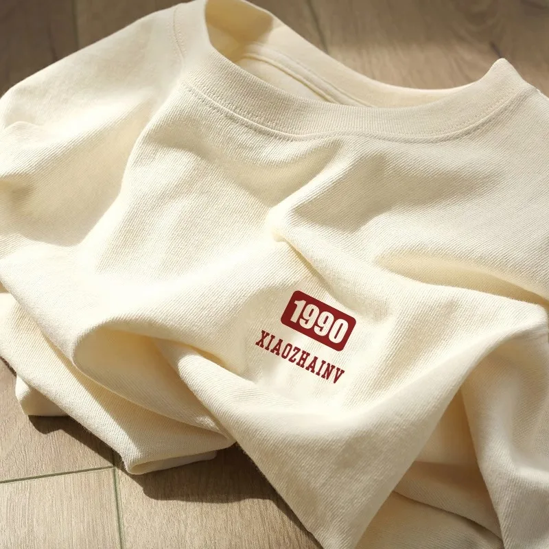 純綿半袖tシャツ-ユニセックス-サマートップ-ヘビーウェイトブランド-カットラベル-テールシングル-レディース向け
