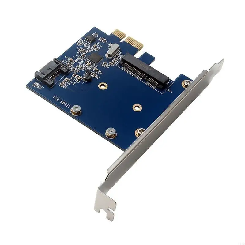 F42D PCI-E 1x إلى MSATA SSD بطاقة جهاز تحكم سطح مكتب الكمبيوتر