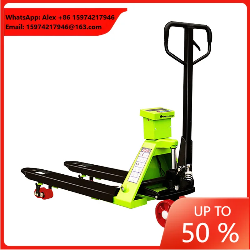 Manual Pallet Truck With Weighing Scale And Built-in Printer 2000kg Capacity