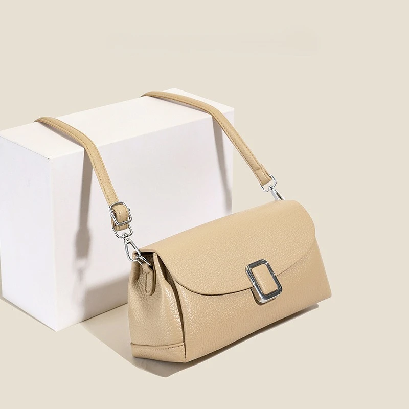 2025 Nuova borsa sotto le ascelle da donna, borsa a tracolla elegante e minimalista, tracolla in morbida ecopelle per uso quotidiano e appuntamenti