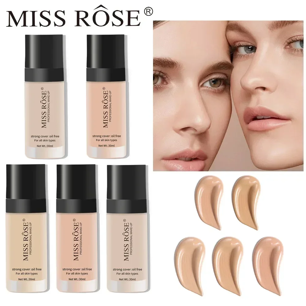 Miss Rose Face Beauty Makeup Natural Repair Lasting Sweatproof Clear Moisturizing Dark Eye Circles Covering Concealer Foundation