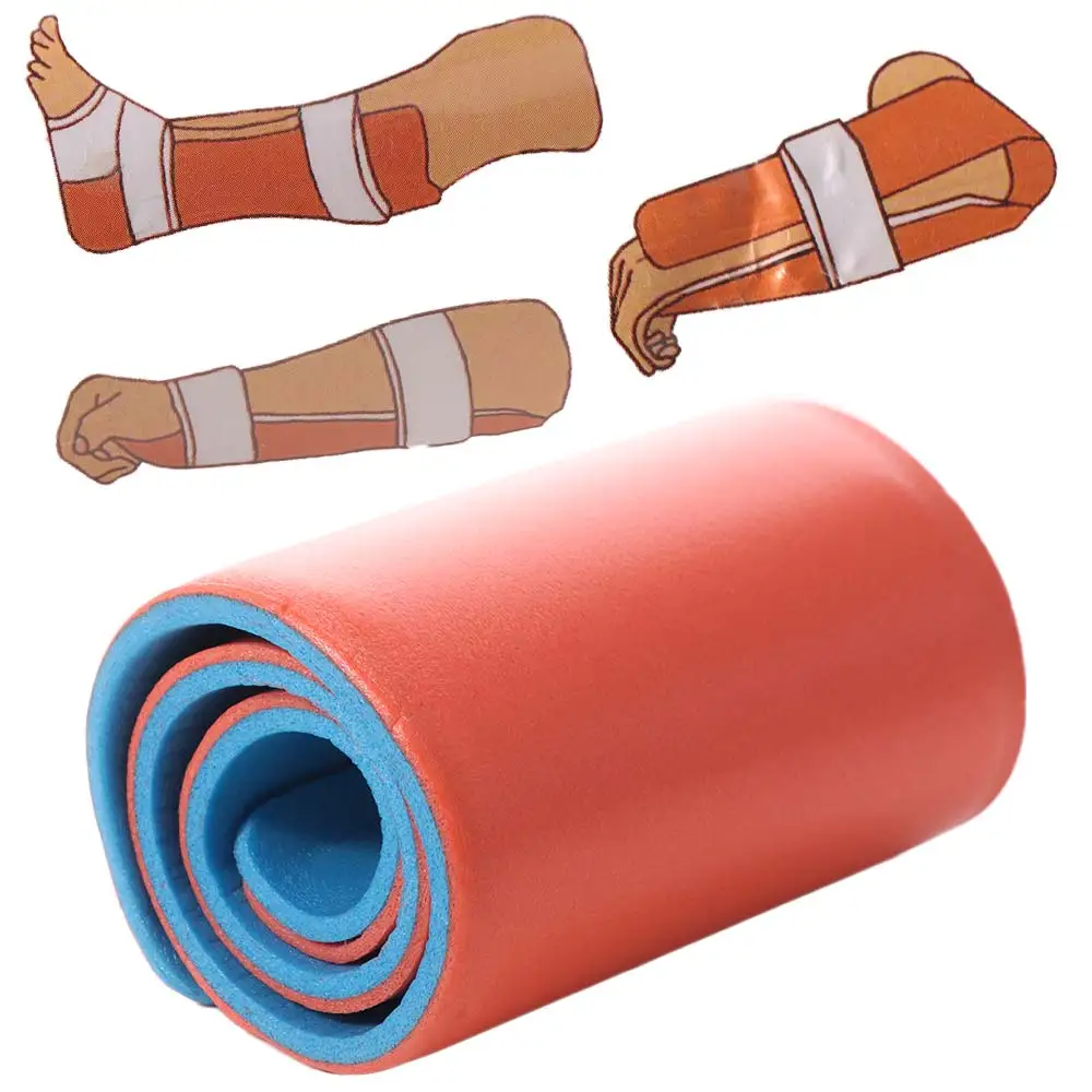 

Fixture Bone Aluminum Splint Roll Emergency Reusable Splint Fracture Fixed Lightweight Neck Leg Rescue Splint Camping Hiking
