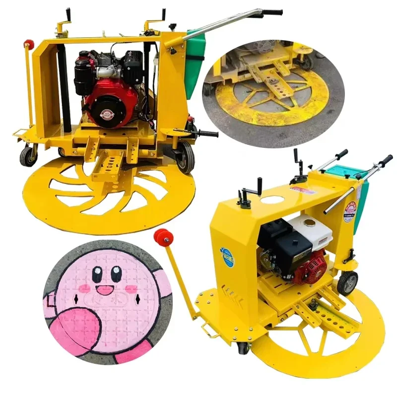 

Manhole cover cutting saw circular saw cutter road cutting machine